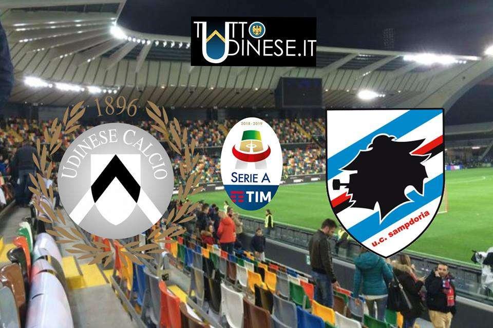 RELIVE Serie A, Udinese-Sampdoria 1-0: primi tre punti per la banda Velazquez al Friuli!