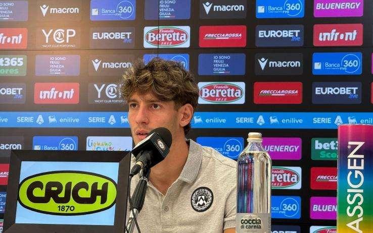 Udinese, Zanoli: "Sapere di non dover tornare indietro è un'arma in più. Voglio creare un percorso di diversi anni"