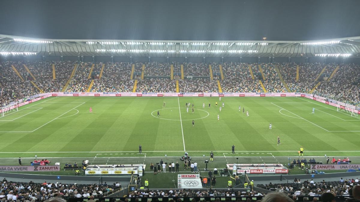 Udinese-Lazio, i dati del botteghino: 23.312 spettatori presenti