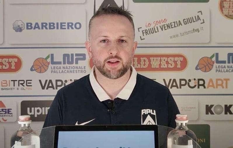 Apu Udine, l'assistant coach Grazzini: "La vittoria contro Ferrara è stata un'iniezione di fiducia. Cresceremo sempre di più"