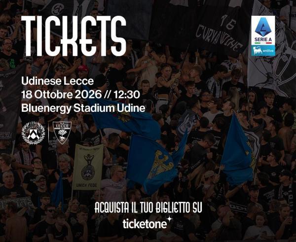Udinese, tutto pronto per la prima casalinga di Alaba: le info per i biglietti per la gara contro il Lecce