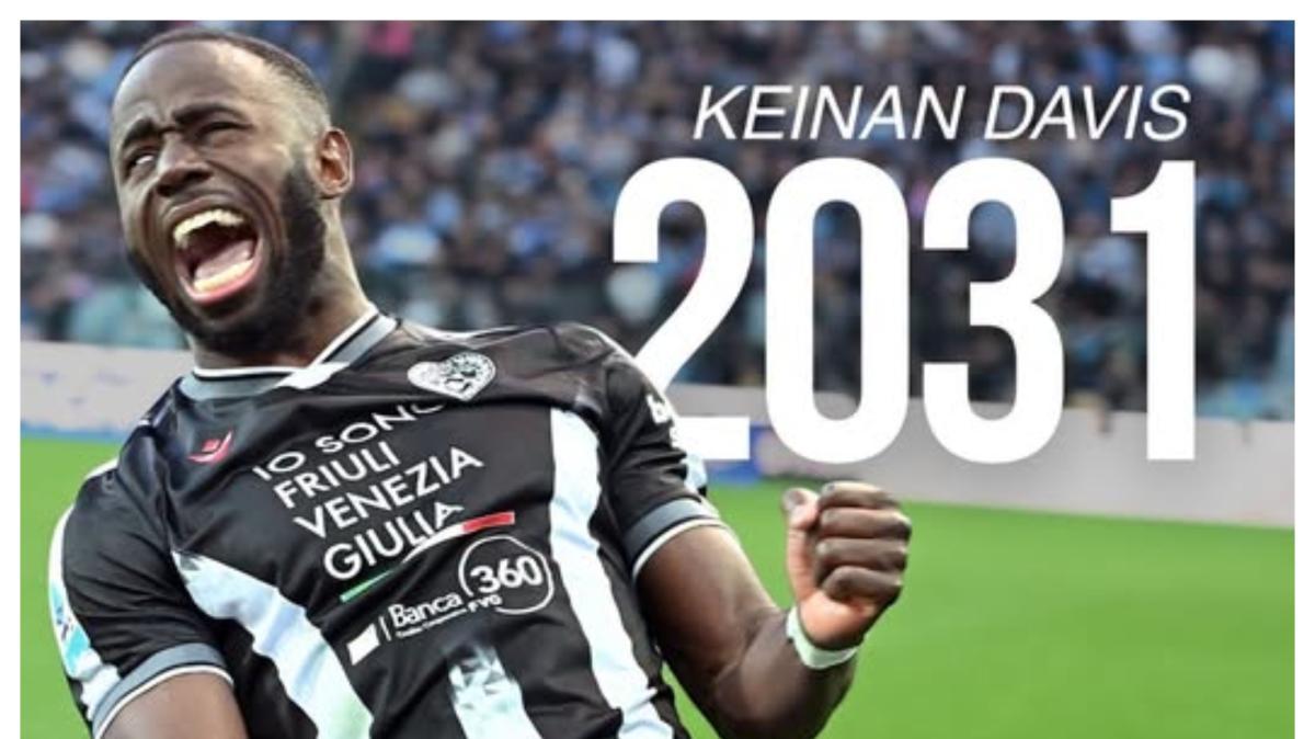 UFFICIALE - Keinan Davis rinnova con l'Udinese fino al 2031