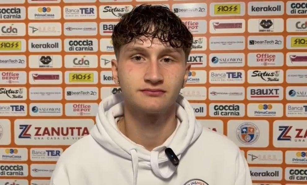 Cjarlins Muzane, Silvestri: "Contento della doppietta e dei tre punti in un momento di difficoltà"
