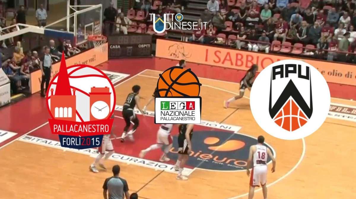 RELIVE Serie A2 Playoff Semifinale Unieuro Forlì-Apu Udine 83-58: RISULTATO FINALE