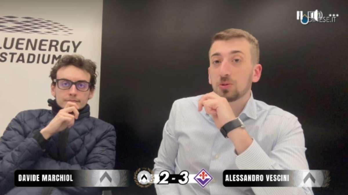 (VIDEO) Udinese-Fiorentina 2-3, il commento post partita