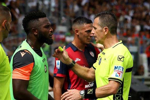 Cagliari-Udinese 0-0, la moviola: Doveri dirige con sicurezza e carattere