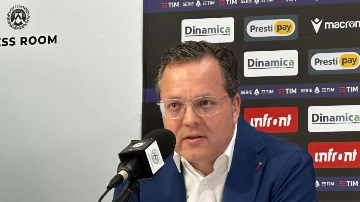 Udinese, Collavino: "Ci tenevamo a dare un segnale di vicinanza ai comuni colpiti dall'alluvione"
