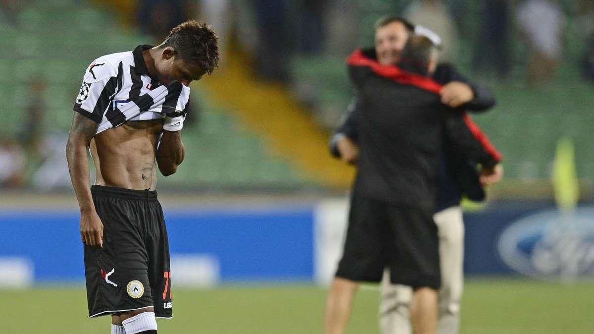 Il 28 agosto 2012 il cucchiaio di Maicosuel nega il sogno Champions all'Udinese