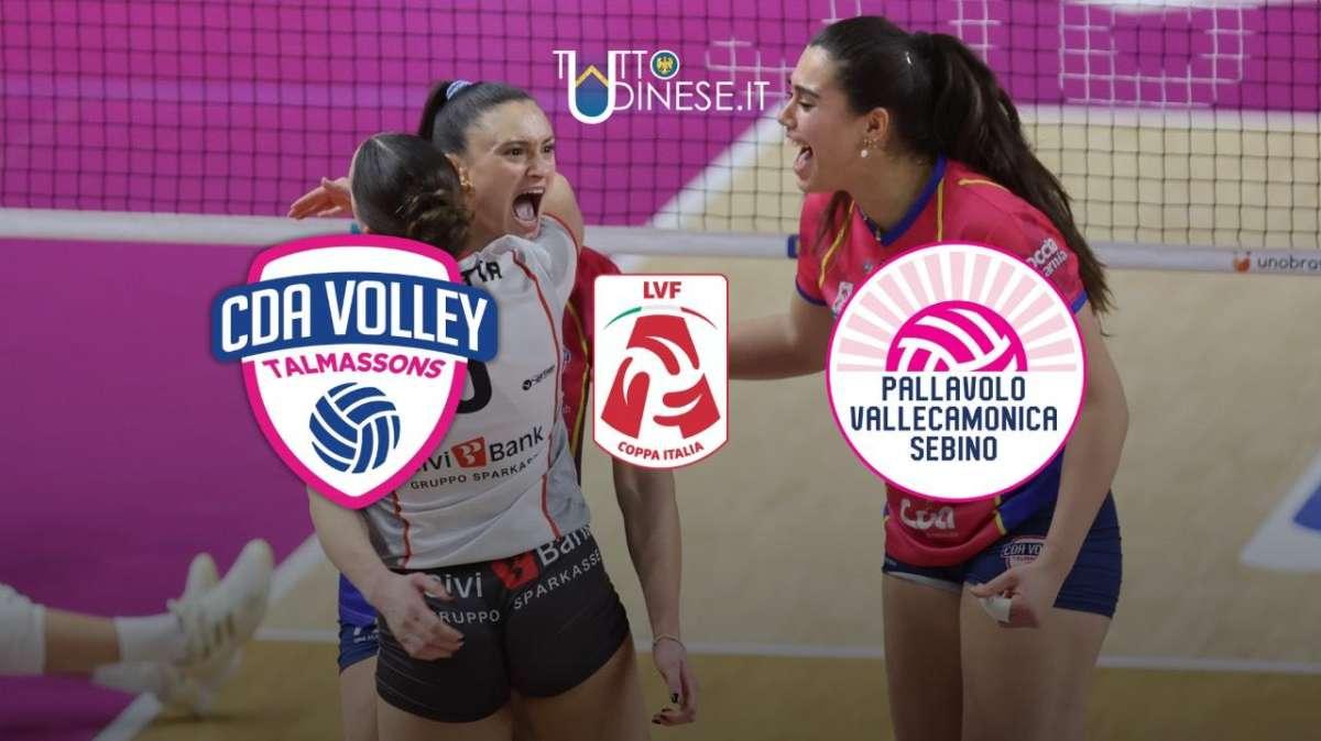 DIRETTA Finale Coppa Italia A2 CDA Talmassons FVG-Costa Volpino 1-3: RISULTATO FINALE