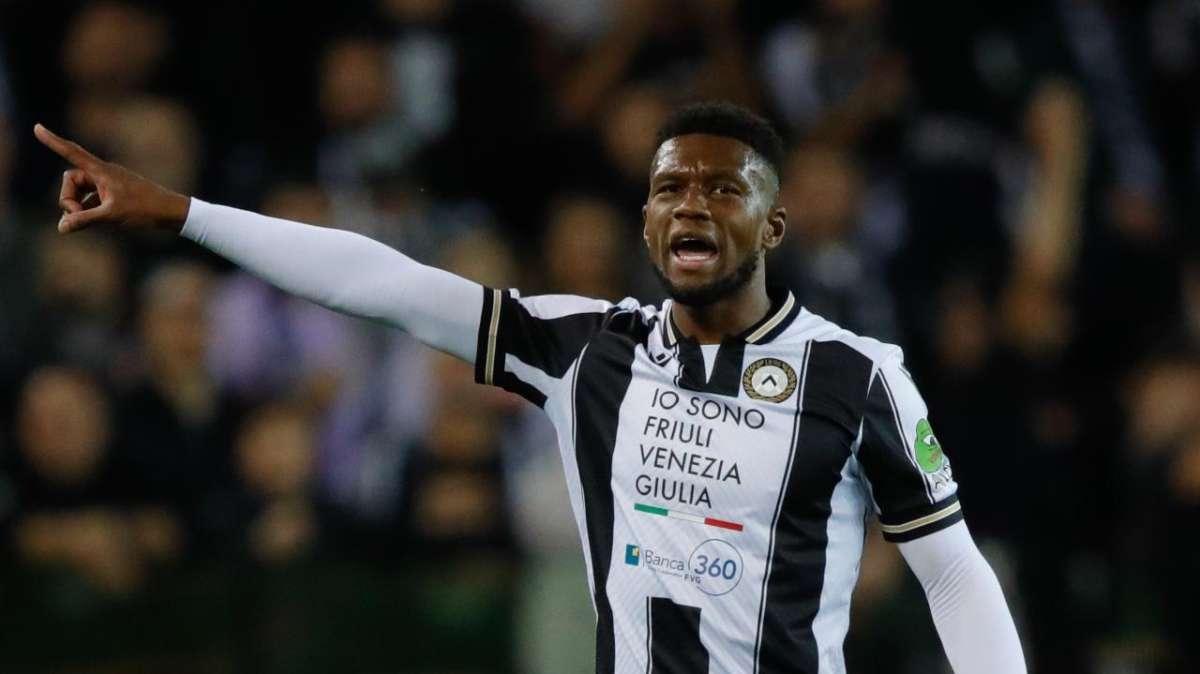 Udinese, Kabasele: "Faremo ciò che dobbiamo per onorare il campionato"