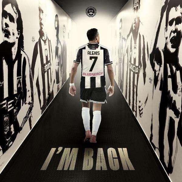 Udinese, mercoledì la conferenza di presentazione di Sanchez