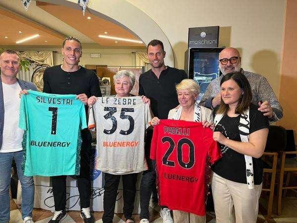Silvestri e Padelli presenti per il trentacinquesimo anno di vita dell'Udinese Club "Le zebre" di Gonars