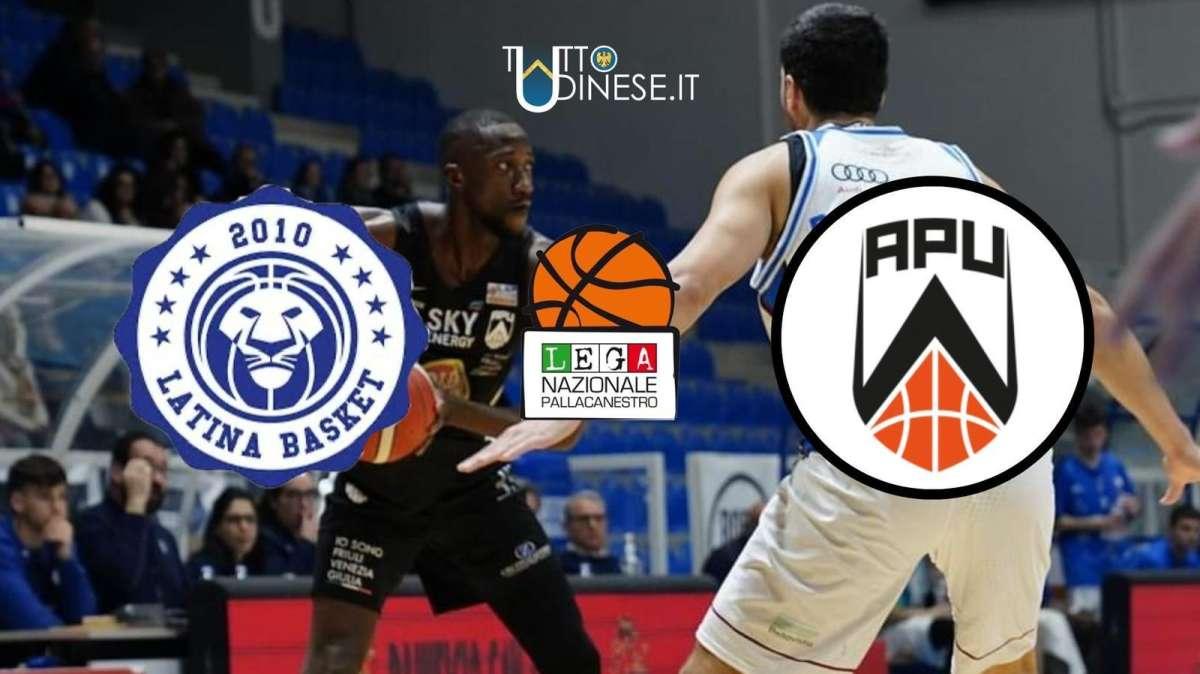 RELIVE Serie A2 Assicurazioni Latina-Apu Udine 72-81: RISULTATO FINALE