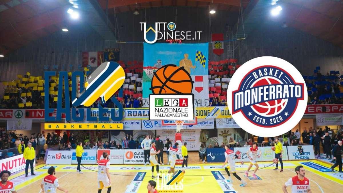 RELIVE Serie A2 UEB Cividale-Monferrato 89-64: RISULTATO FINALE