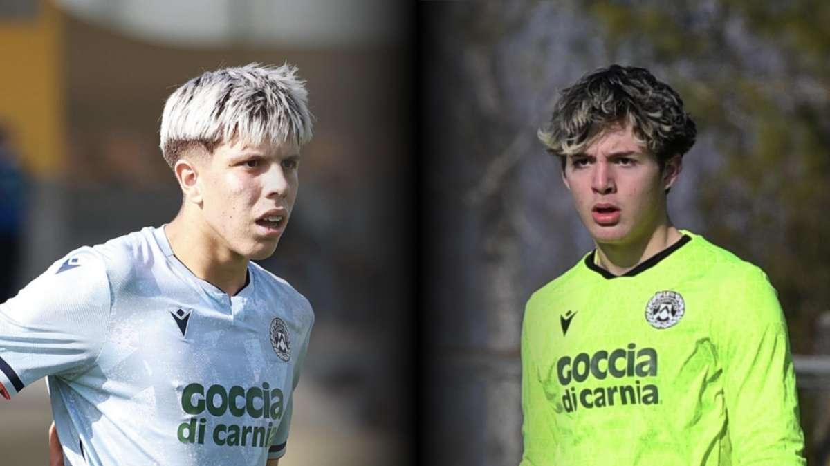 I bianconeri Ivancic e Pirih in campo con la Slovenia Under 17