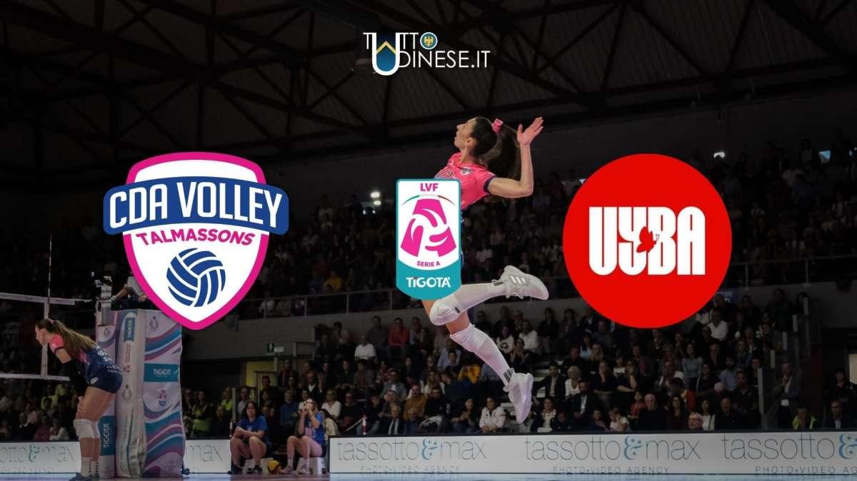 DIRETTA Serie A1 Cda Volley Talmassons FVG-Busto Arsizio 2-3: RISULTATO FINALE
