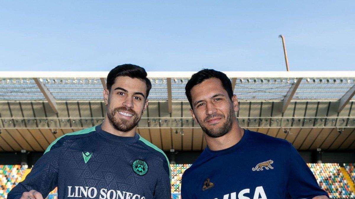 Udinese, Payero e Lucca scambiano le maglie con i capitani di Italia e Argentina del rugby
