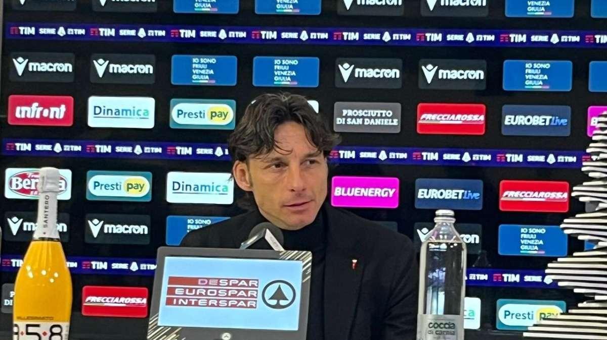 Udinese, Cioffi in conferenza: "Ripartiamo con rabbia a testa alta"
