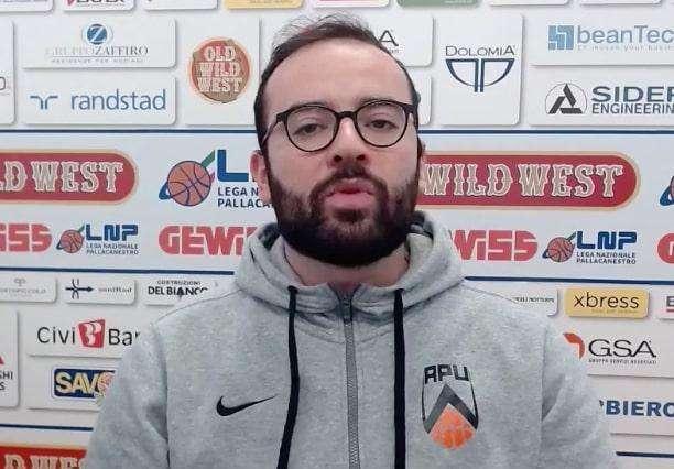 Apu Udine, l'assistant coach Lilli: "Torino squadra ben allestita"