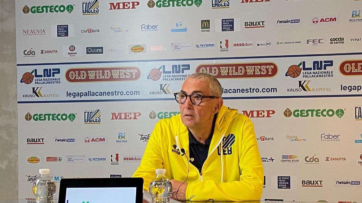 UEB Cividale, Pillastrini: "Non sono d'accordo con le parole di Paolantonio, abbiamo meritato di vincere"