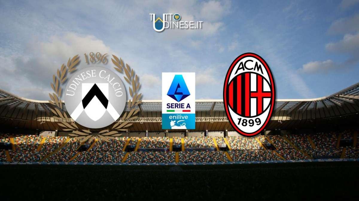 DIRETTA SERIE A, Udinese-Milan 0-3: finita, gara senza storia