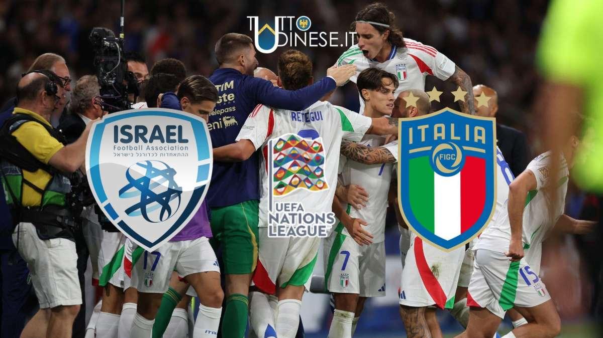 DIRETTA Nations League Israele-Italia 1-2: RISULTATO FINALE