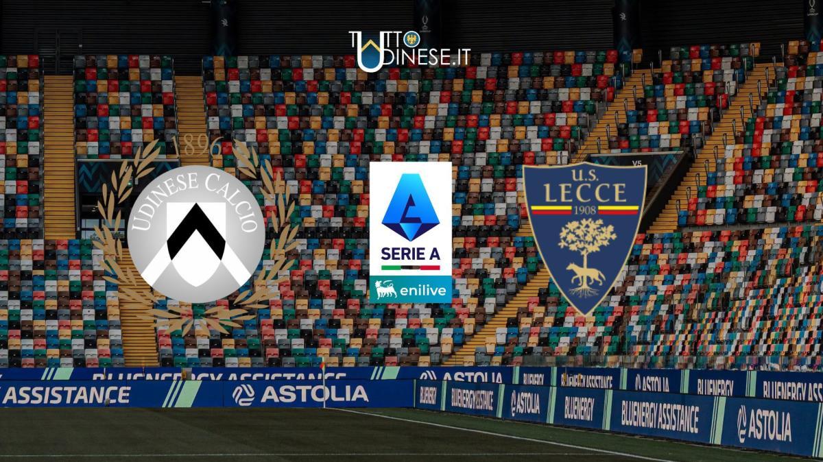 DIRETTA Serie A Udinese-Lecce: inizio partita alle 12:30