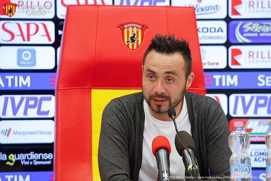 QUI BENEVENTO - De Zerbi in conferenza avverte: "Non regaleremo niente a nessuno"