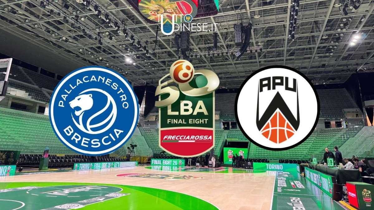 DIRETTA Final Eight Coppa Italia Brescia-Apu Old Wild West Udine 78-64: RISULTATO FINALE