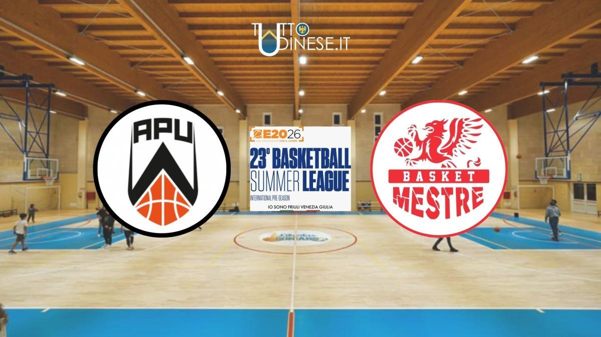 DIRETTA APU Udine-Basket Mestre 0-0: PALLA A DUE ALLE 16.30