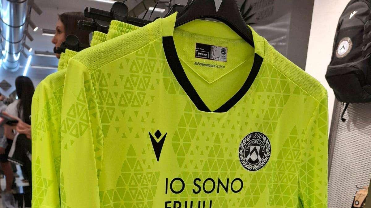 Udinese, presentata anche la prima maglia per i portieri