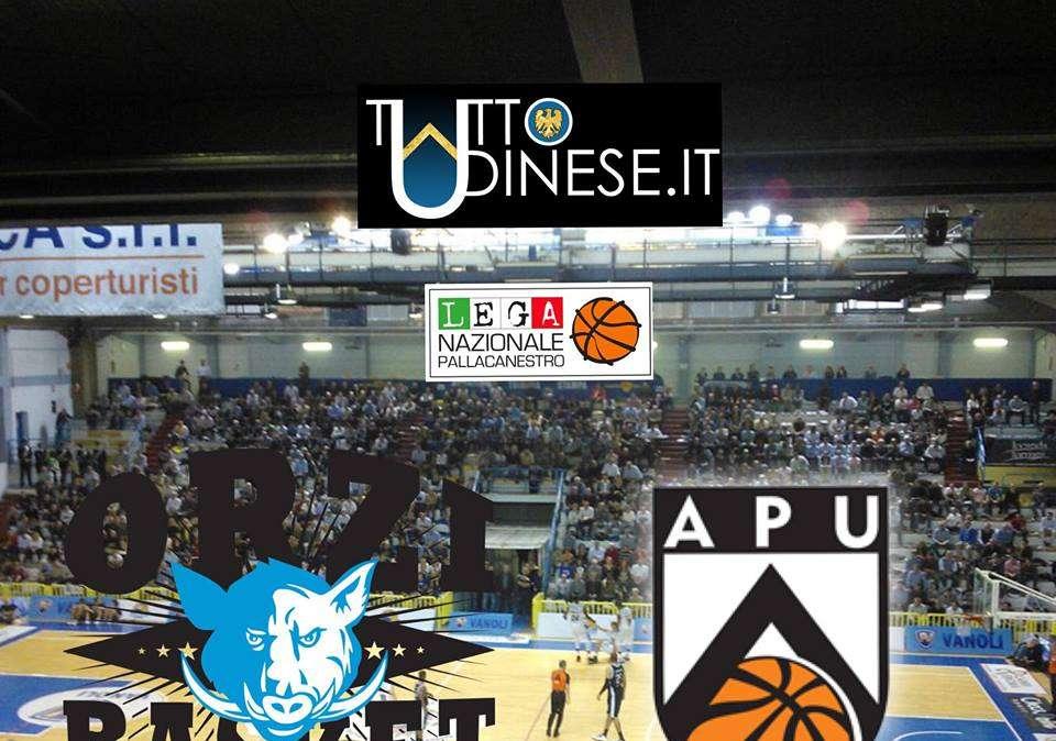 LIVE A2 Orzinuovi-Apu Gsa Udine 61-76 - FINALE: UDINE SBANCA BRESCIA E FA TRE VITTORIE DI FILA