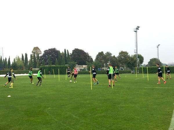 Non c'è tempo per festeggiare: subito in campo per preparare la sfida al Benevento