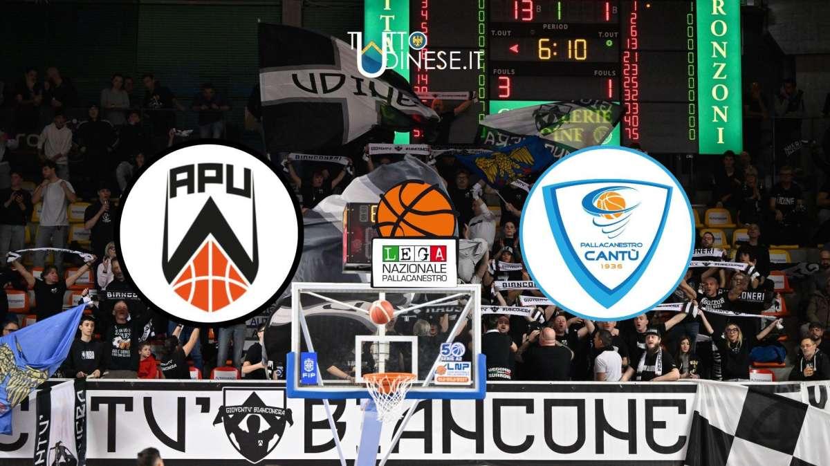 DIRETTA Serie A2 Apu Udine-Cantù 87-83: RISULTATO FINALE