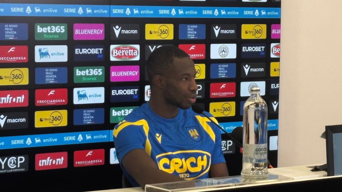 Udinese, Kamara in conferenza stampa: "Abbiamo qualità, teniamo le cose positive"