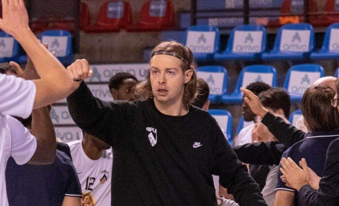 Apu Udine, solo una contrattura per Antonutti. Domani può tornare ad allenarsi con i compagni