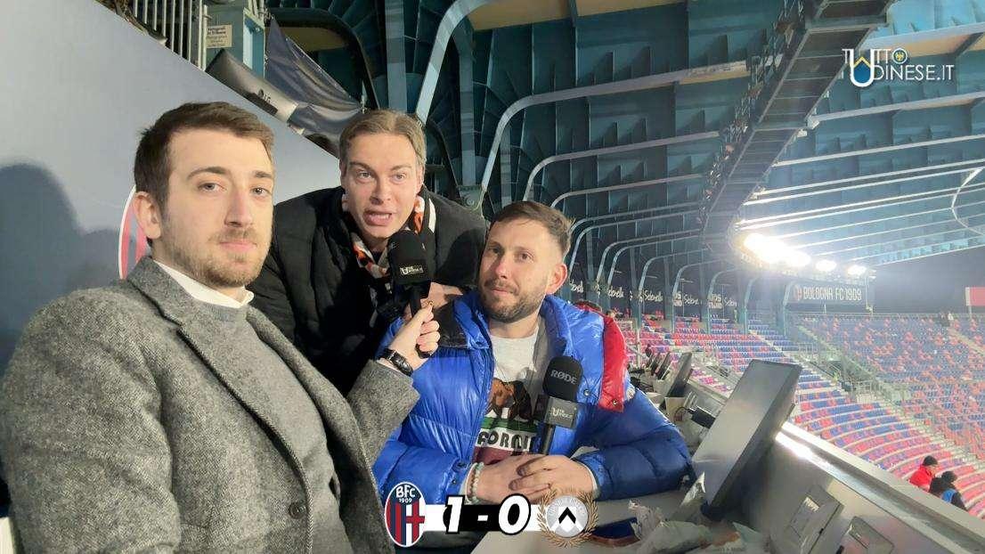 (VIDEO) Bologna-Udinese 1-0, il commento post partita: manca sempre qualcosa