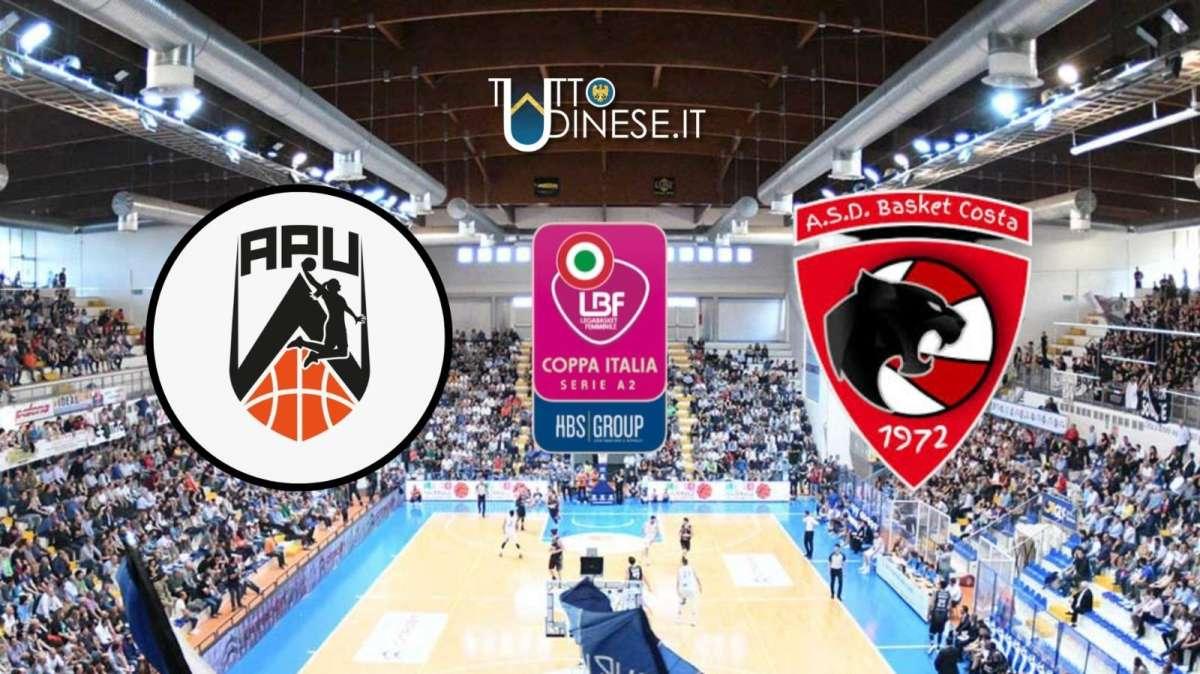 DIRETTA Coppa Italia Serie A2 Femminile Women Apu-Basket Costa 54-71: RISULTATO FINALE
