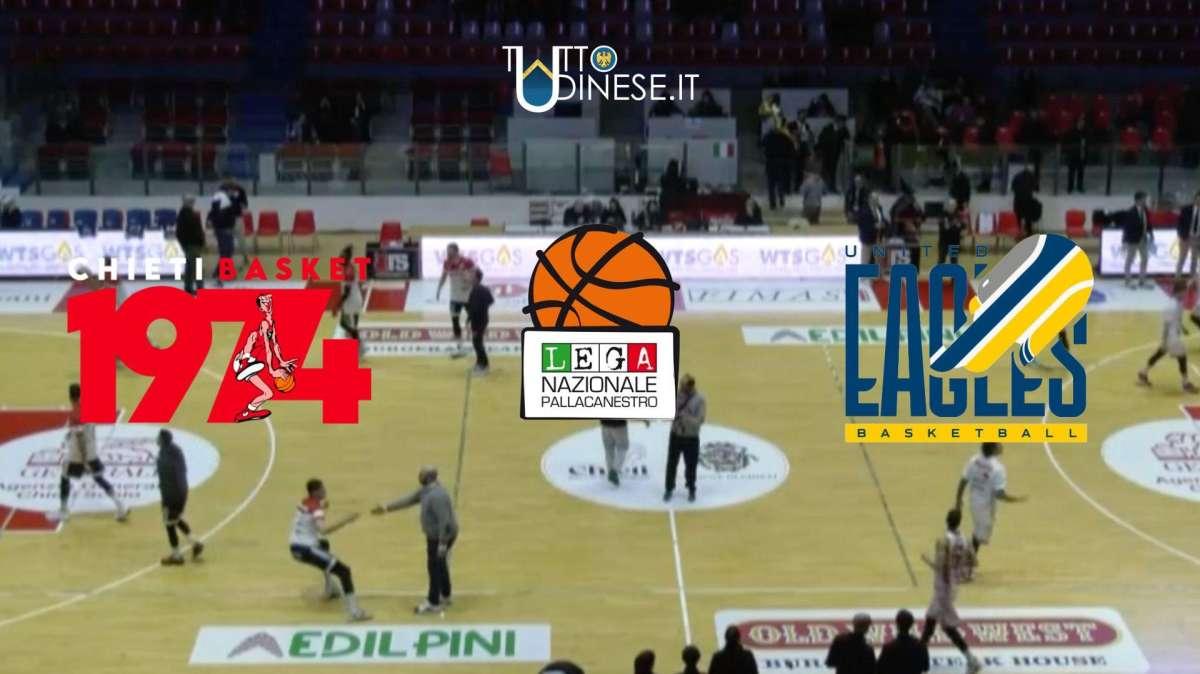RELIVE Serie A2 Girone Rosso Chieti Basket 1974-UEB Gesteco Cividale 79-66: si chiude con una sconfitta il 2022 delle Eagles