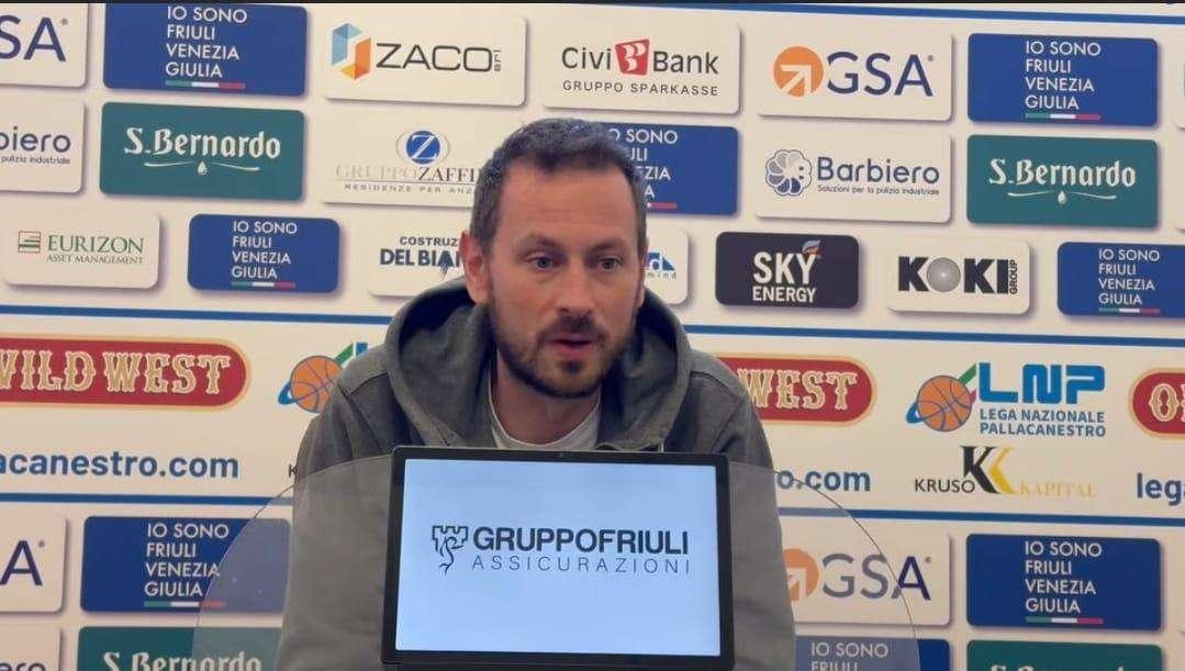 Apu Udine, Gerosa: "Brindisi tra i campi più difficili del campionato. Dovremo togliergli le certezze"