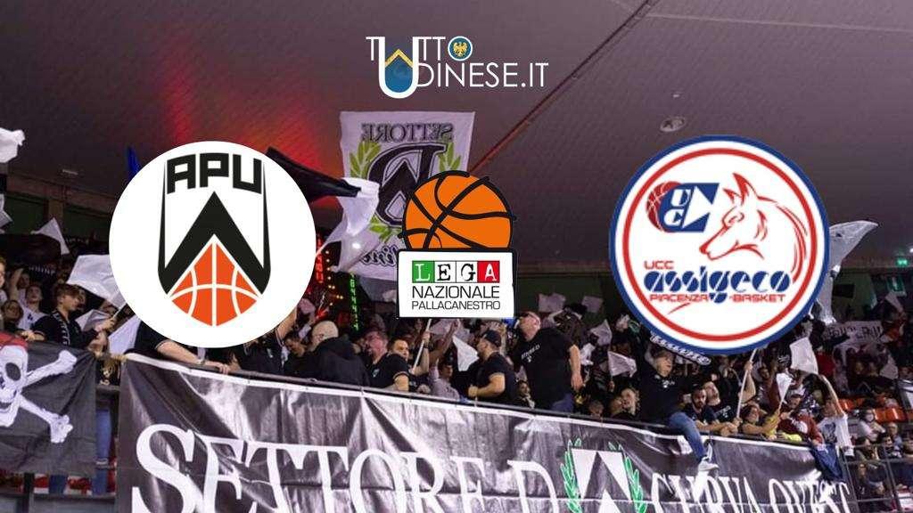 RELIVE SERIE A2 - Apu Udine - UCC Piacenza (90-80), finita nell'ultimo quarto i bianconeri riescono a ribaltare il punteggio