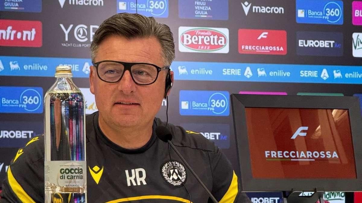 Udinese, Runjaic in conferenza: "Vogliamo essere un degno avversario per il Napoli"