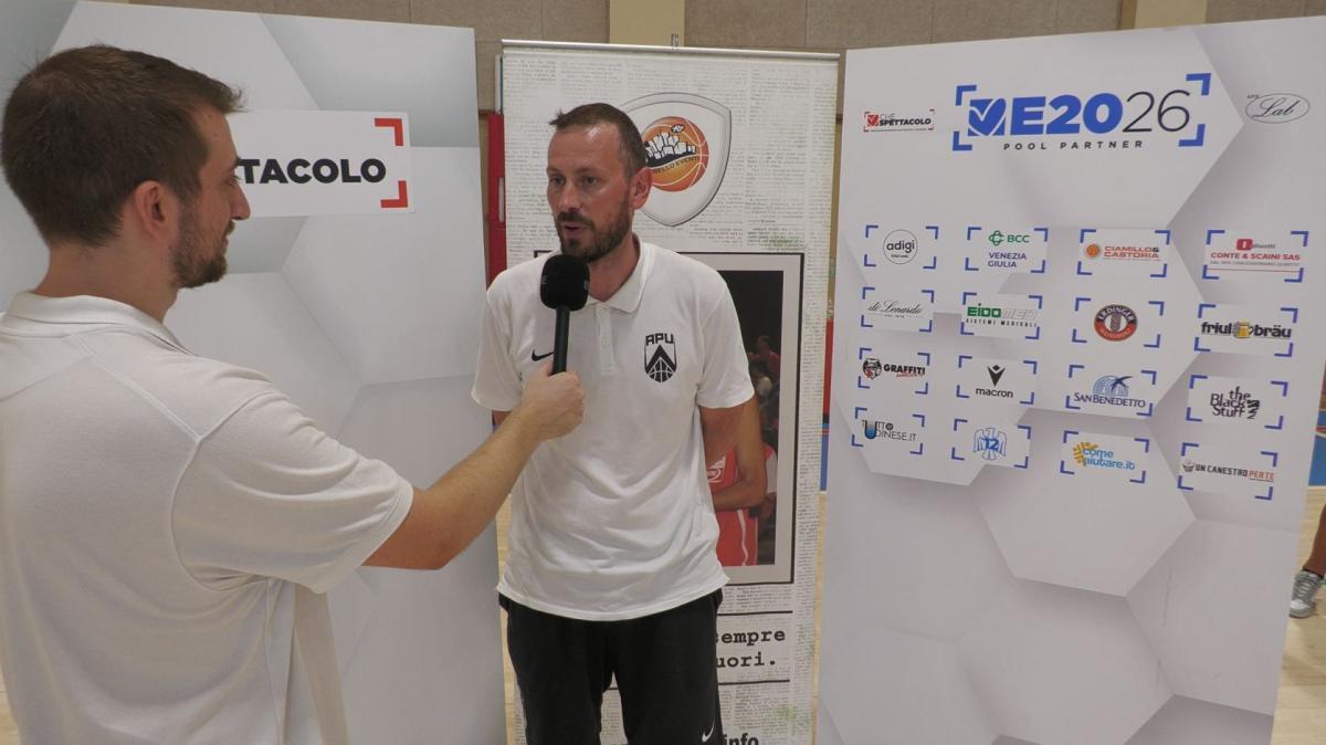 APU Udine-Basket Mestre 101-86, Gerosa: "Ho visto determinazione ed entusiasmo"