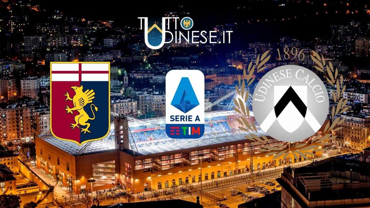 RELIVE Serie A Genoa-Udinese 1-1: un punto a testa. E' pareggio al Ferraris