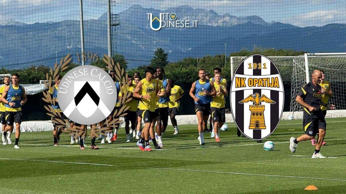 Udinese-NK Opatija 1-1, finisce in parità il primo test amichevole: la cronaca