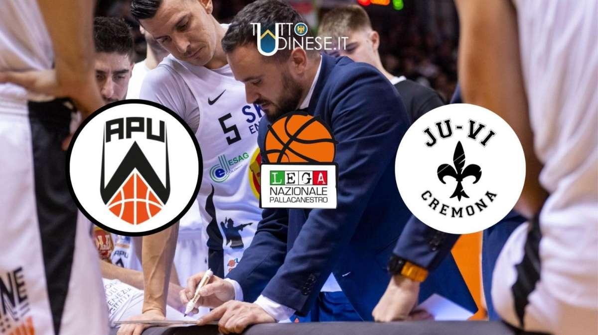 RELIVE Playoff Serie A2 Apu Udine-JuVi Cremona 95-65: RISULTATO FINALE