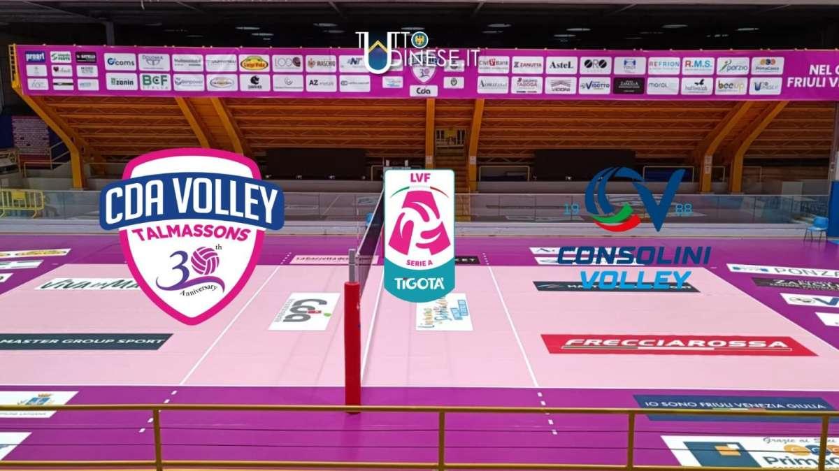 RELIVE Serie A2 CDA Talmassons - Omag 2-3: Pink Panthers rimontate di due set