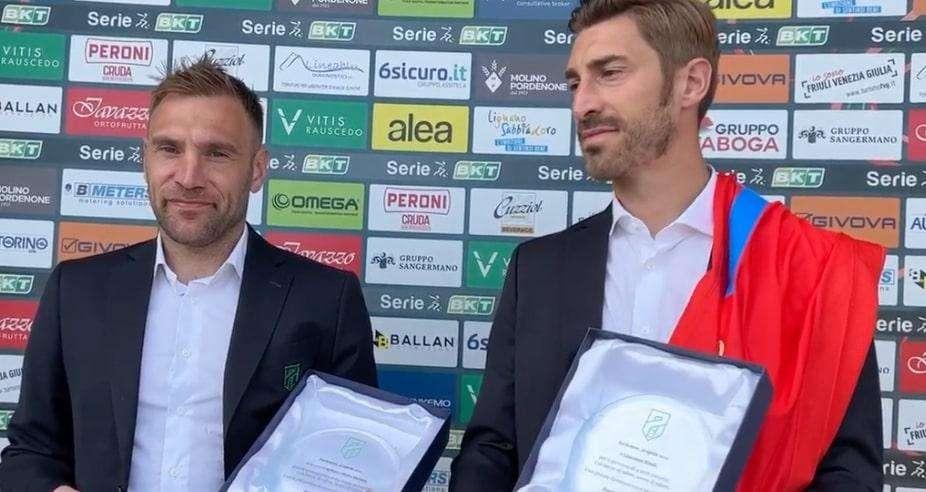 Pordenone, addio al calcio per Stefani e Bindi: "Grazie per questi anni"