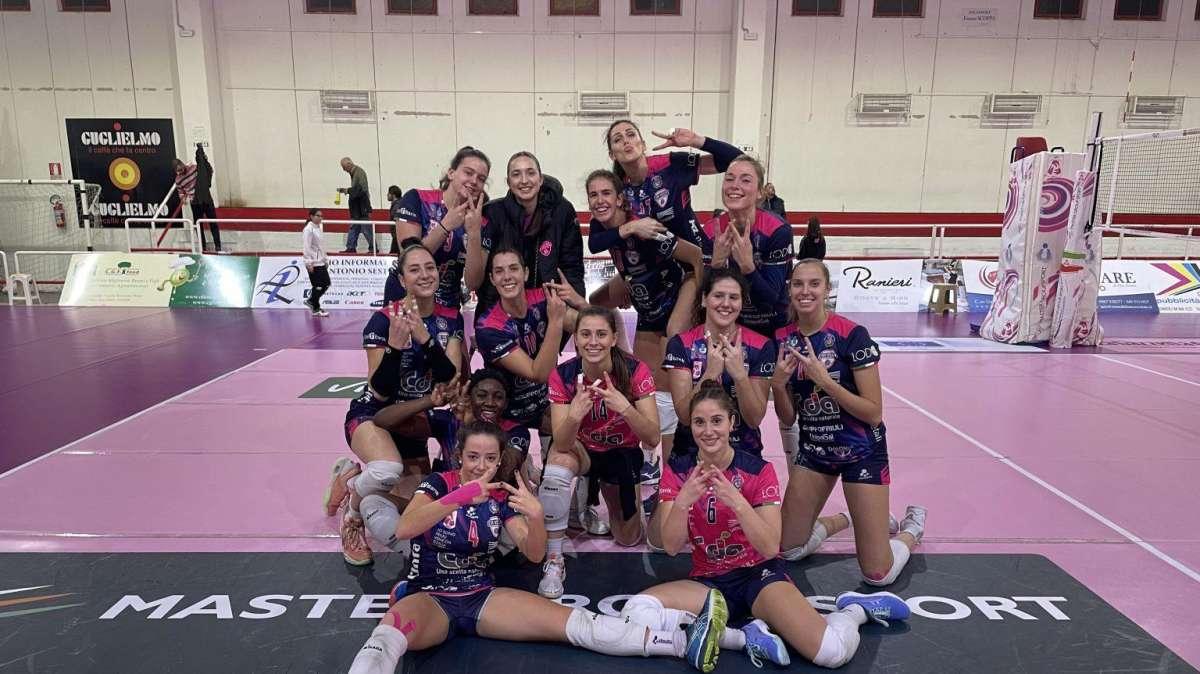 Cda Talmassons, espugnata Soverato: vittoria al tie break 2-3