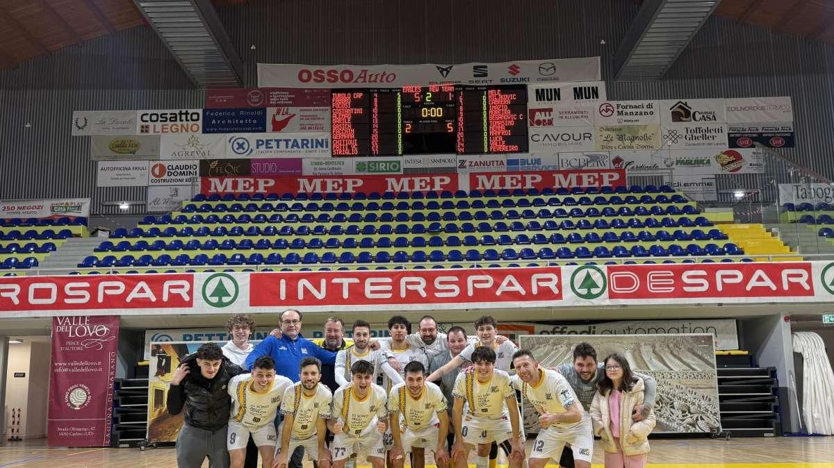Eagles Futsal al primo appuntamento con la storia: playoff al via sabato
